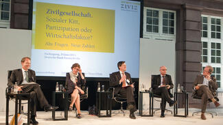 Veranstaltung "Zivilgesellschaft. Sozialer Kitt, Partizipation oder Wirtschaftsfaktor?" am 29. Juni 2011 (Foto: Franka Bruns)