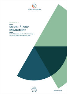 Cover des Memopapiers "Diversität und Engagement"