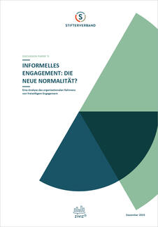 Discussion Paper "Informelles Engagement" (Cover)
