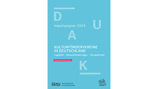 Kulturfördervereine in Deutschland (Cover der Publikation)