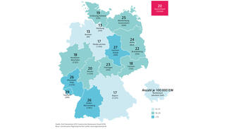 Zahl der Kulturfördervereine in Deutschland nach Bundesland (Infografik)